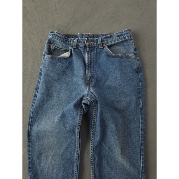 Vintage 1990s Levi's Orange Tab Denim Blue Jeans Straight Leg Canada 30 x 32 - Picture 4 of 7